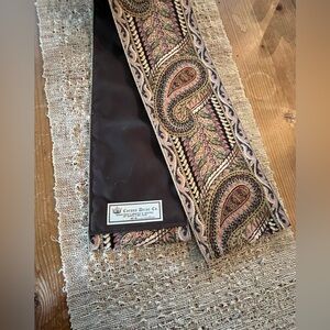 Corona Decor Co Tapestry Runner, Wall Hanging. Paisley 42  x 6”